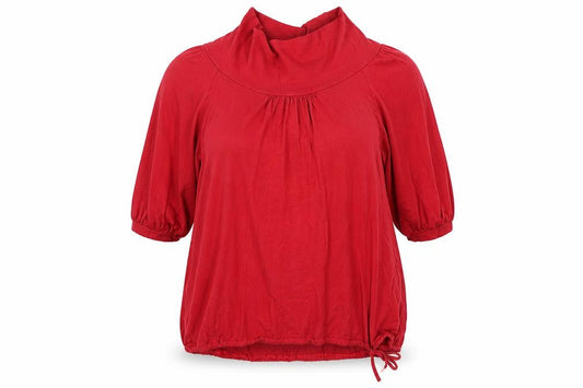 Jacqueline Riu Womens Red   Basic T-Shirt Size M