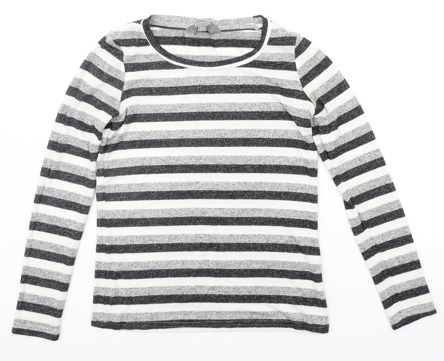 Moutain Warehouse Womens Grey Striped  Pullover Jumper Size 6