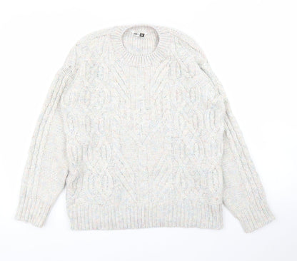 Pep&Co Womens Grey   Pullover Jumper Size M