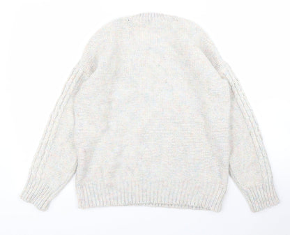Pep&Co Womens Grey   Pullover Jumper Size M