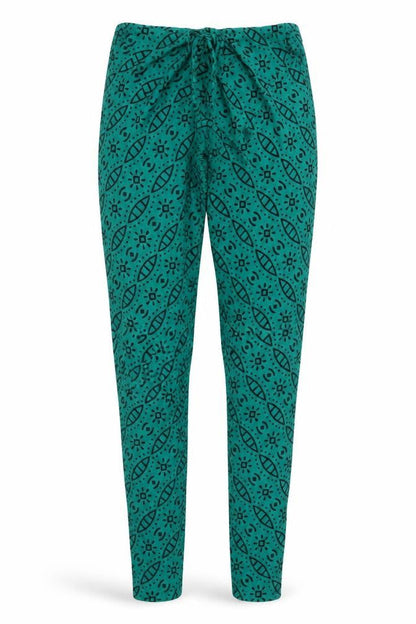 Preworn Womens Grey Geometric  Harem Trousers Size M L30 in