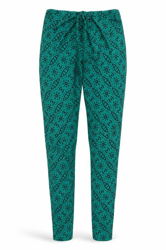Preworn Womens Grey Geometric  Harem Trousers Size M L30 in