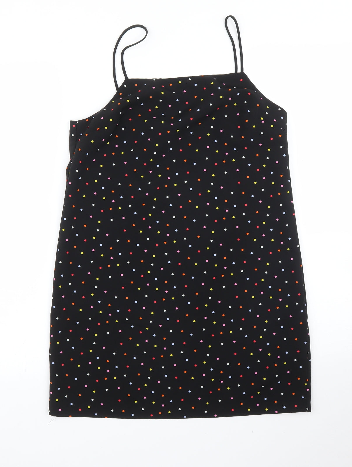 Topshop Womens Black Polka Dot  Camisole Blouse Size 6
