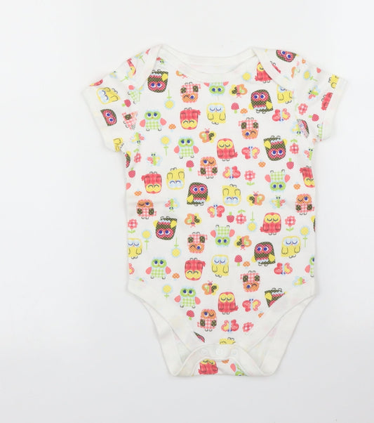 M&S Baby White   Babygrow One-Piece Size 24 Months