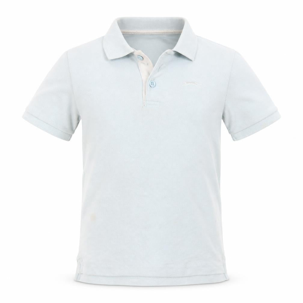 Slazenger Boys Blue   Basic Polo Size 7 Years