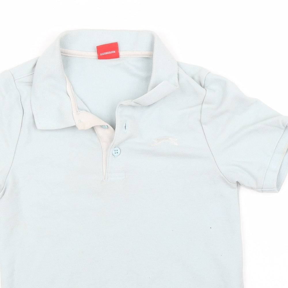 Slazenger Boys Blue   Basic Polo Size 7 Years