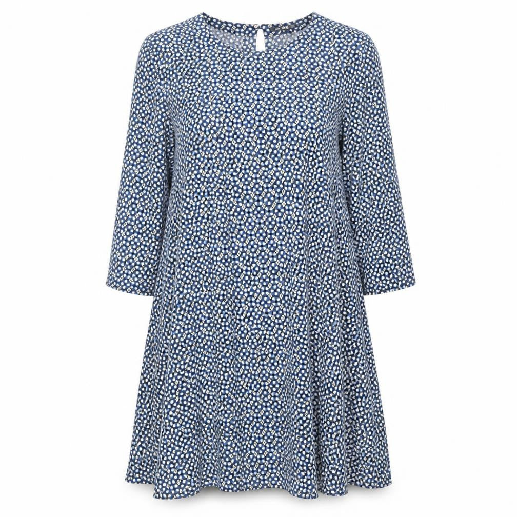 H&M Womens Blue Floral  A-Line  Size 10
