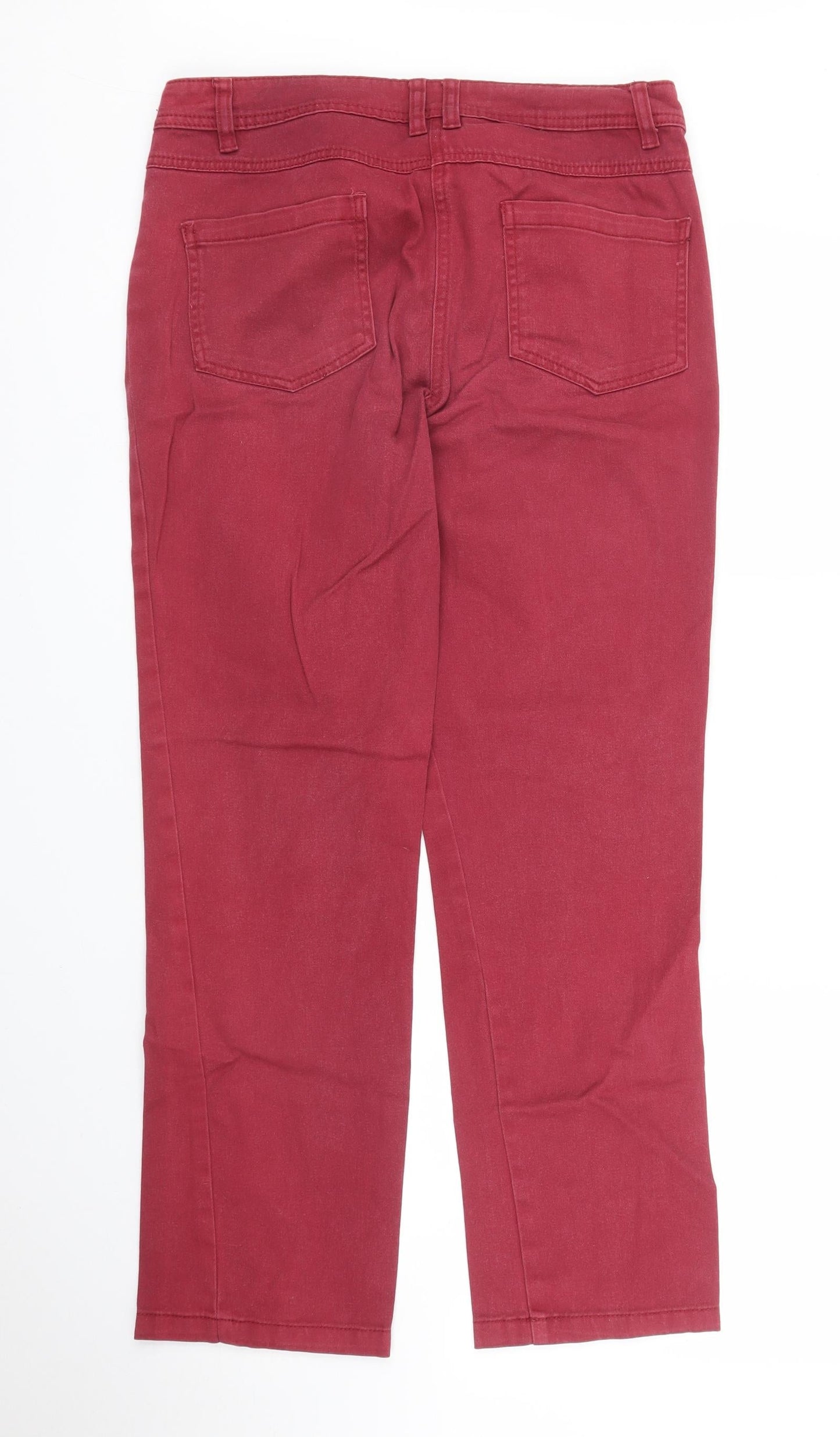 Debenhams Womens Purple   Chino Trousers Size 10 L27 in