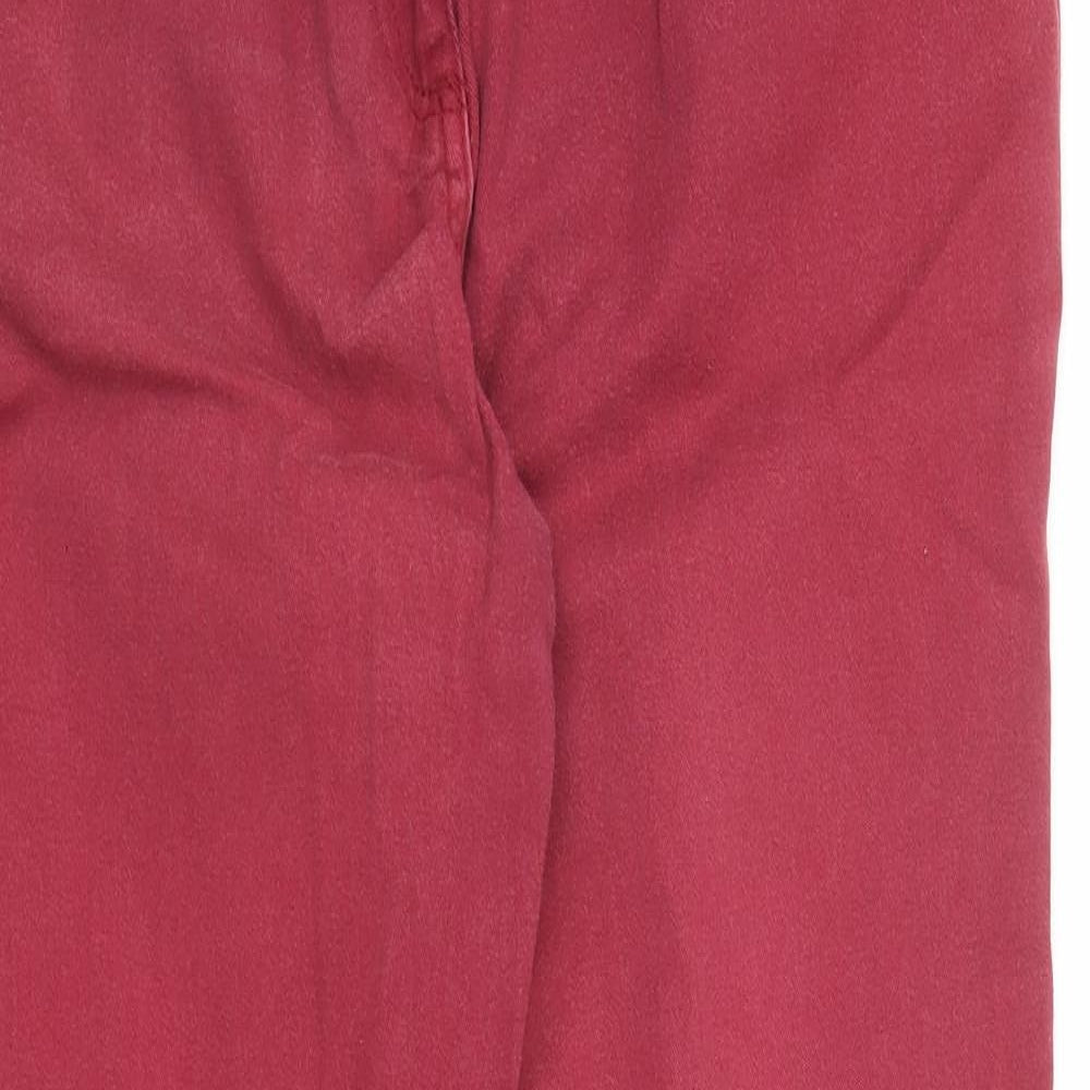 Debenhams Womens Purple   Chino Trousers Size 10 L27 in
