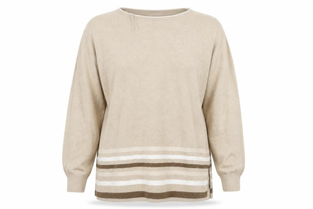 Principles Womens Beige  Knit Pullover Jumper Size 14