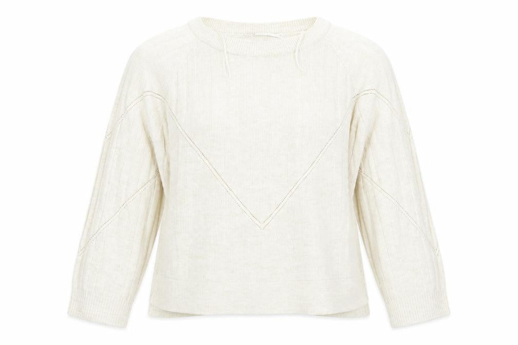 Only Womens Beige  Knit Pullover Jumper Size M