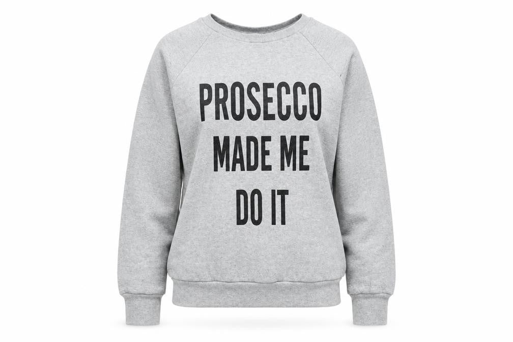 In the Style Womens Grey   Pullover Sweatshirt Size M  - Prosecco