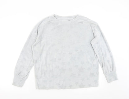 George Womens Grey  Fleece Pullover Jumper Size 8
