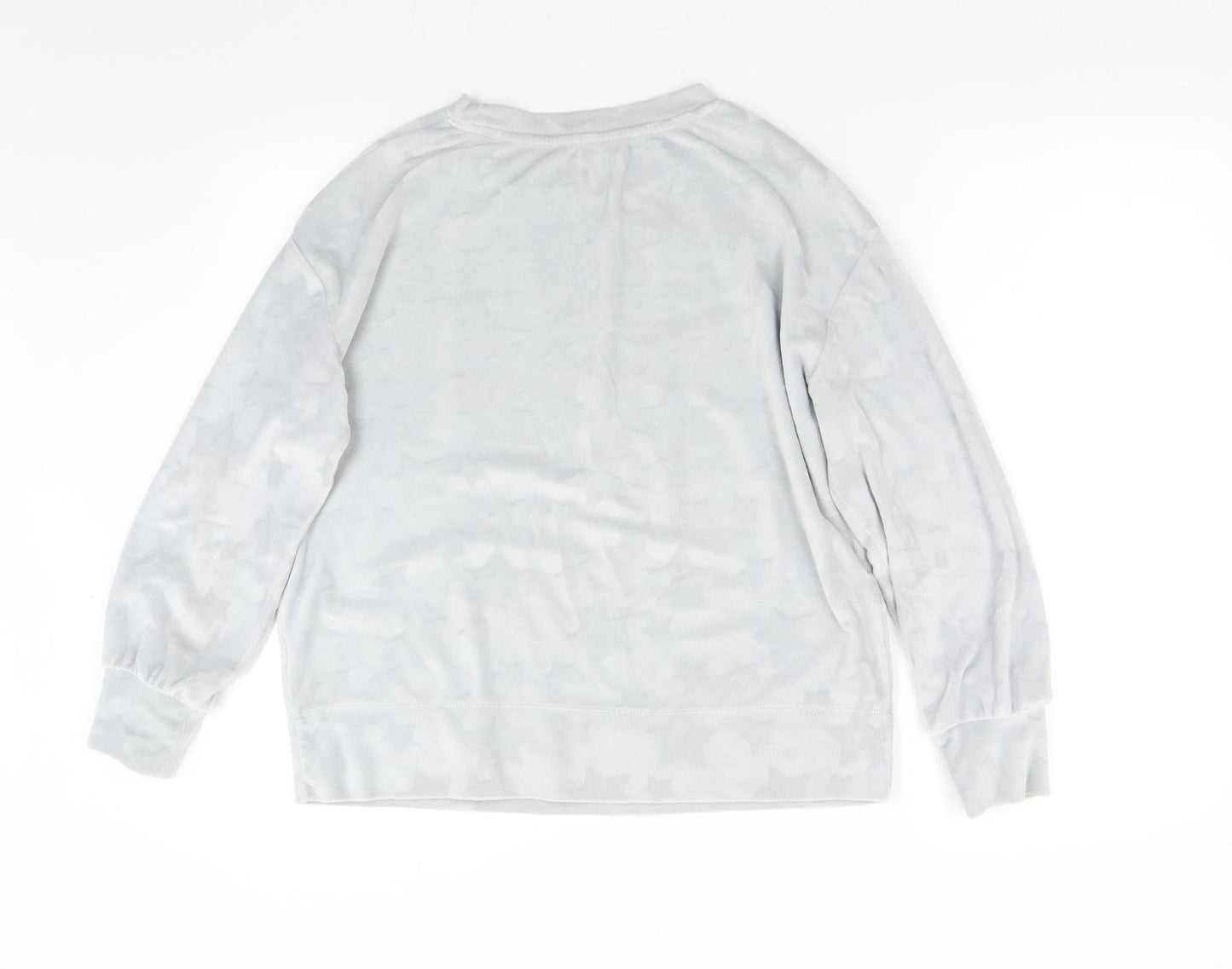 George Womens Grey  Fleece Pullover Jumper Size 8