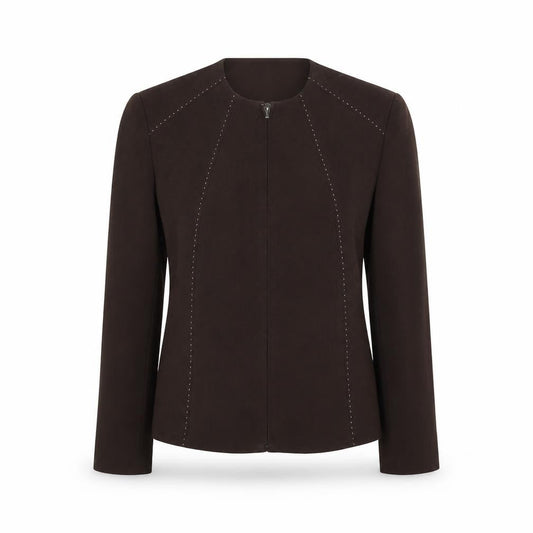Draper's & Damon's Womens Brown   Jacket Suit Jacket Size S