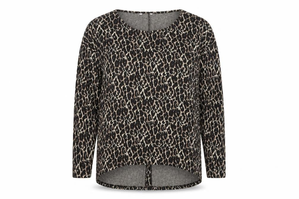 NEXT Womens Brown Animal Print  Pullover Jumper Size 12