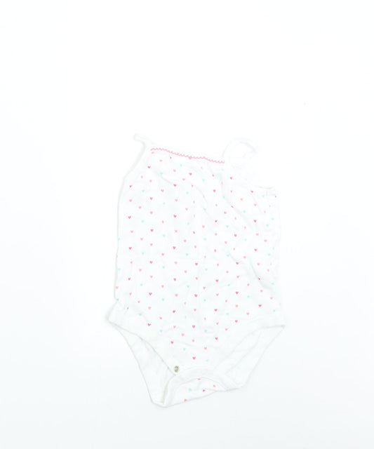 F&F Baby White   Babygrow One-Piece Size 24 Months