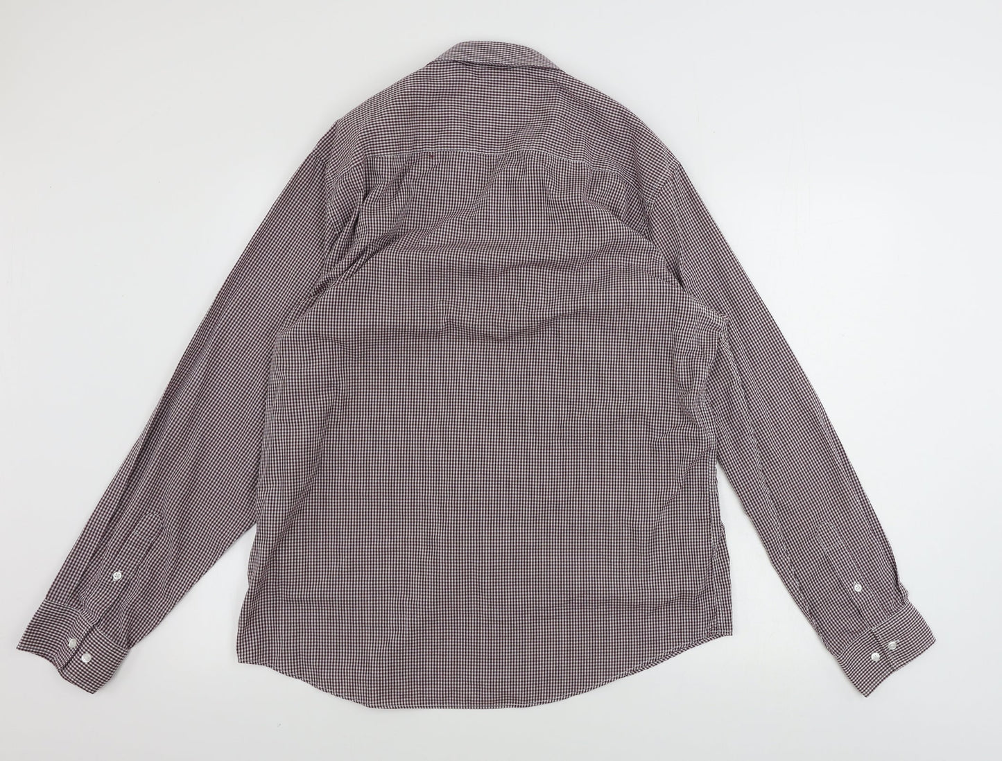 Primark  Mens Red Check   Button-Up Size L