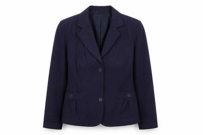 Oscar B  Womens Blue   Jacket Blazer Size 14