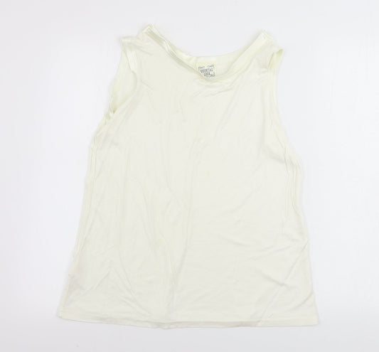 Essential look  Womens Ivory   Basic Tank Size M