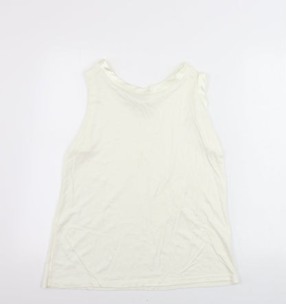 Essentials look  Womens Ivory   Basic Tank Size M