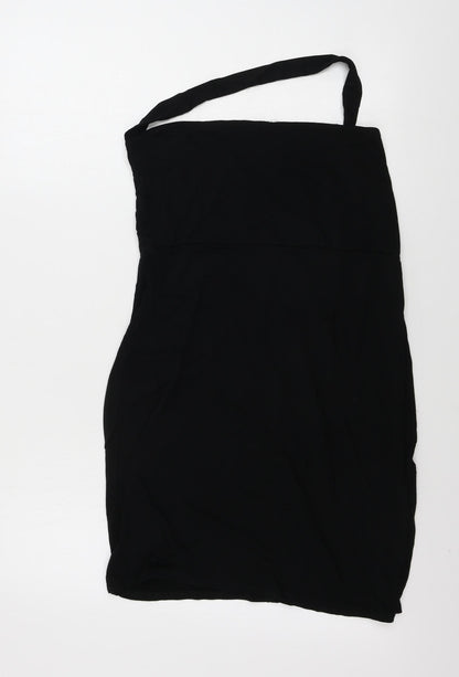 Preloved ASOS  Womens Black   Bodycon  Size 16 - Front