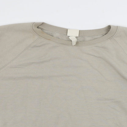 H&M  Mens Beige   Pullover Jumper Size XL