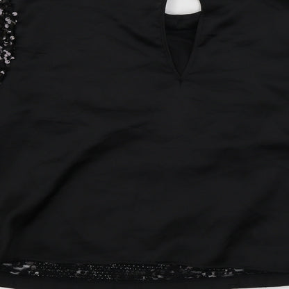H&M  Womens Black   Pullover Jumper Size 14