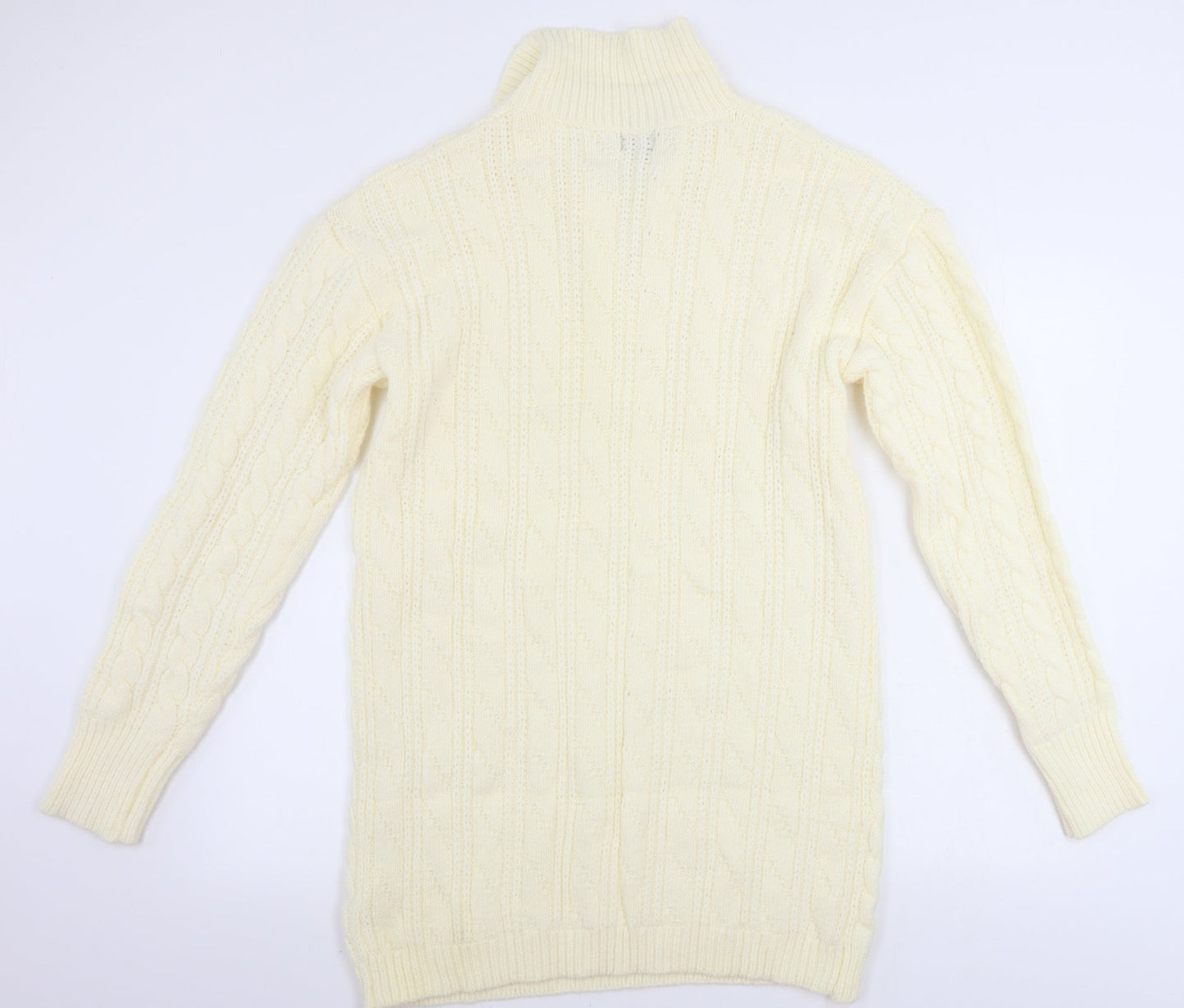 PRETTYLITTLETHING Womens Ivory   Pullover Jumper Size S