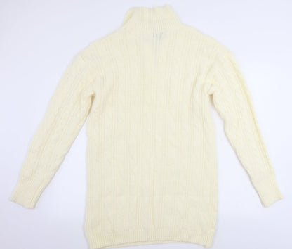PRETTYLITTLETHING Womens Ivory   Pullover Jumper Size S