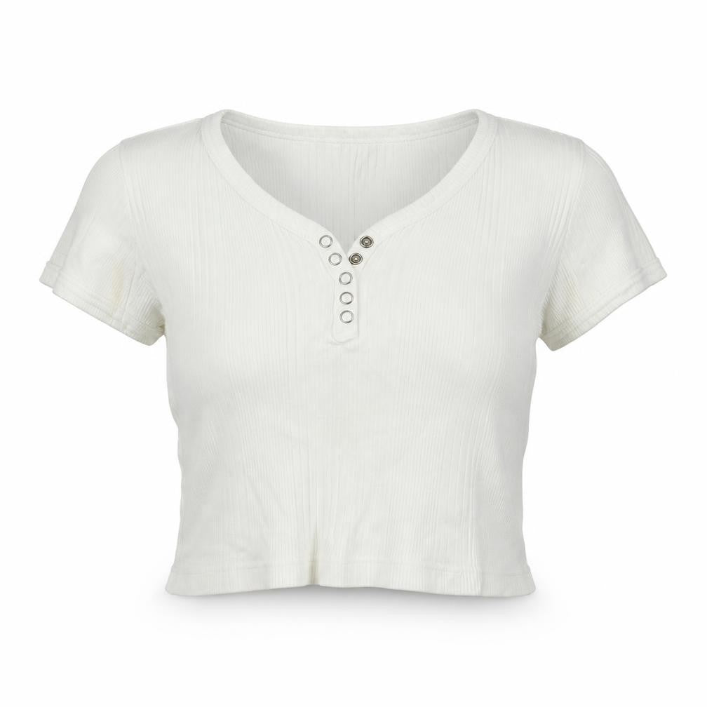 Collectables  Womens Ivory   Basic T-Shirt Size XL