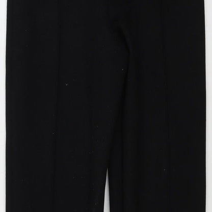 Preworn  Womens Black   Sweatpants Trousers Size S L22 in