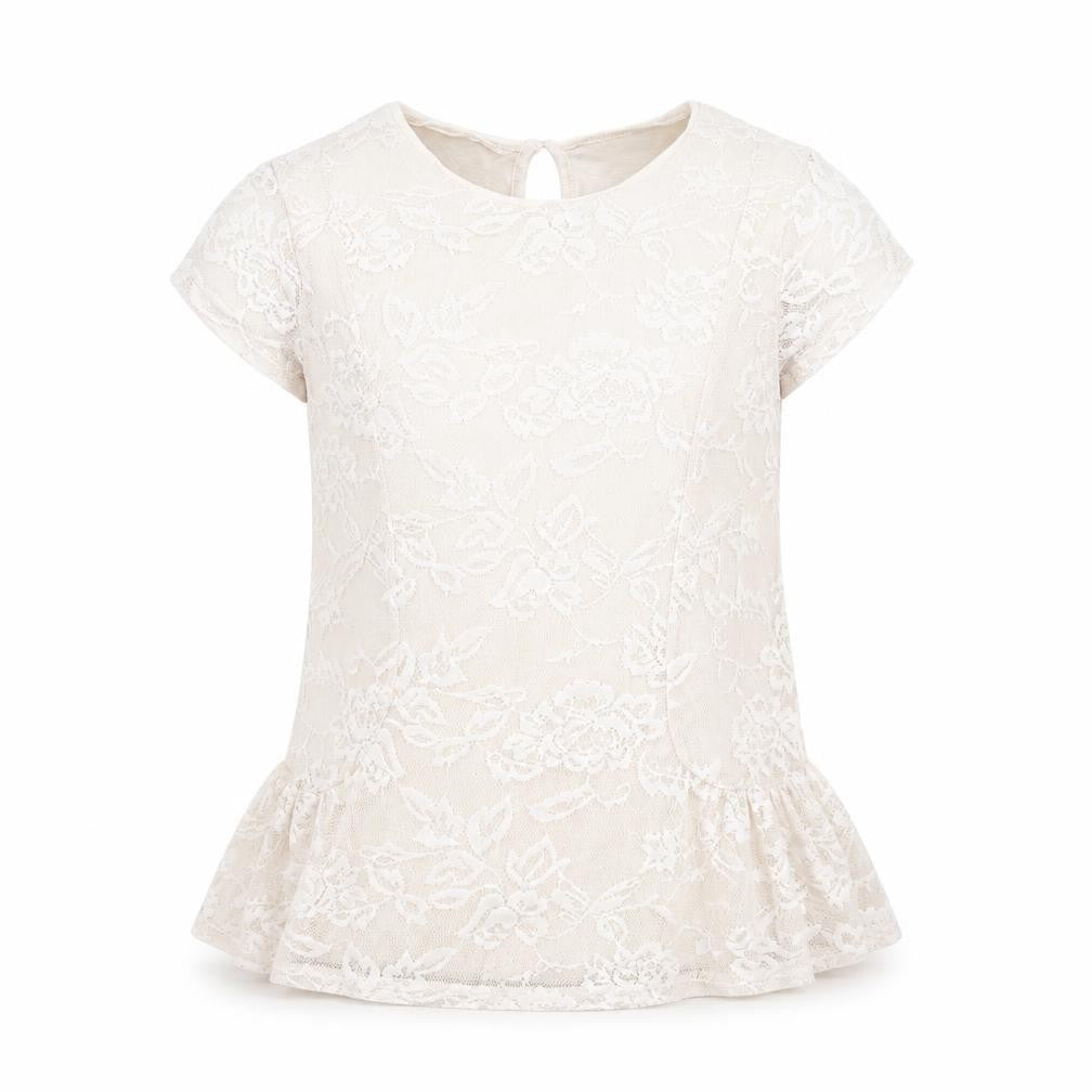 George Girls Pink Floral  Basic Blouse Size 11-12 Years