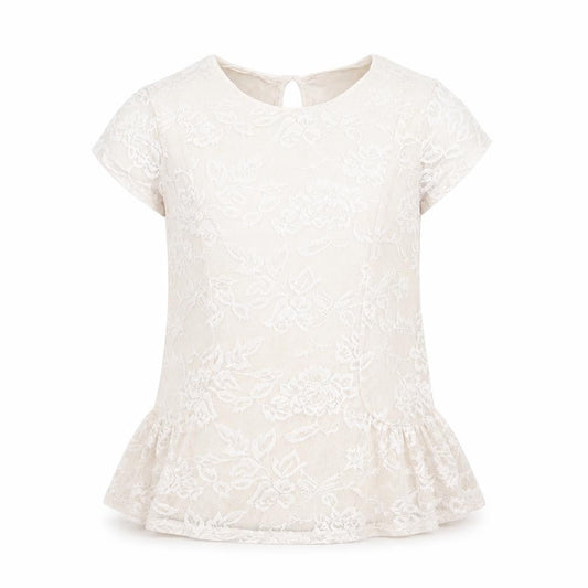 George Girls Pink Floral  Basic Blouse Size 11-12 Years