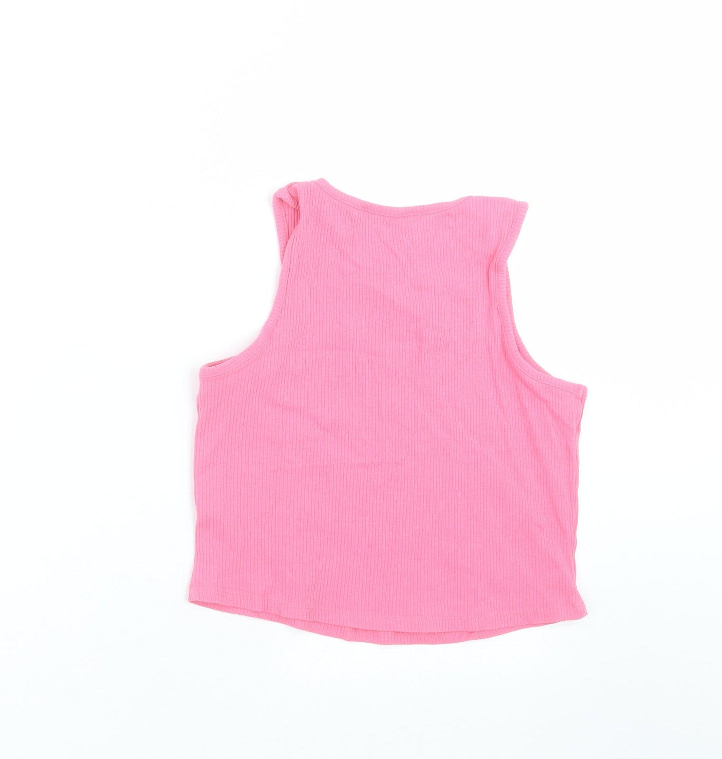 Select Womens Pink   Cropped T-Shirt Size S  - chilled out