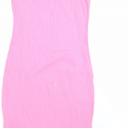 Preloved SheIn Womens Pink Striped  Mini  Size S - Label
