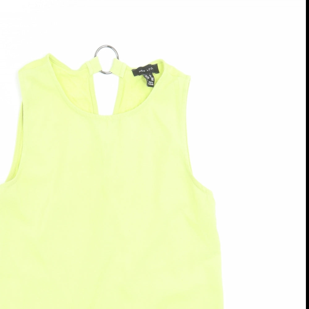 New Look Womens Green   Basic Blouse Size 10