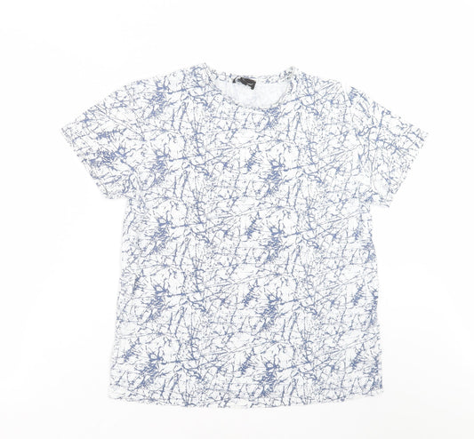 Cedar Wood State Mens White    T-Shirt Size M