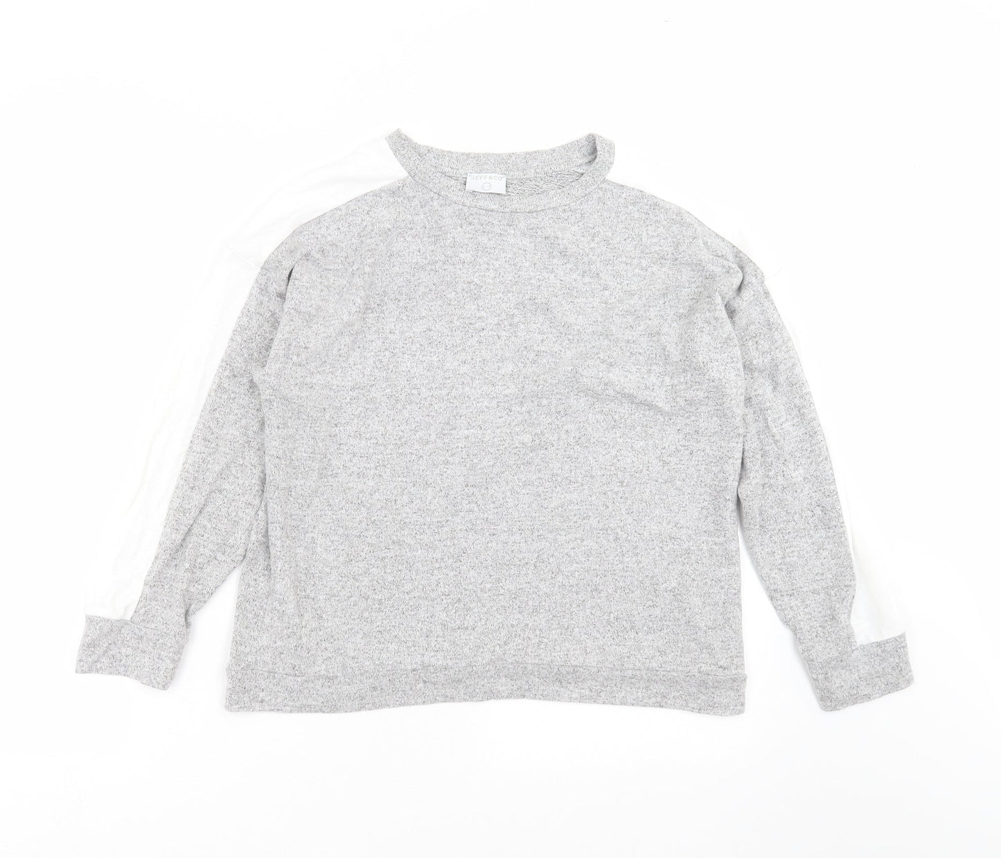JEFF&CO Womens Grey   Pullover Jumper Size 8