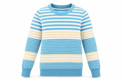 EWM Womens Multicoloured Striped  Pullover Jumper Size M