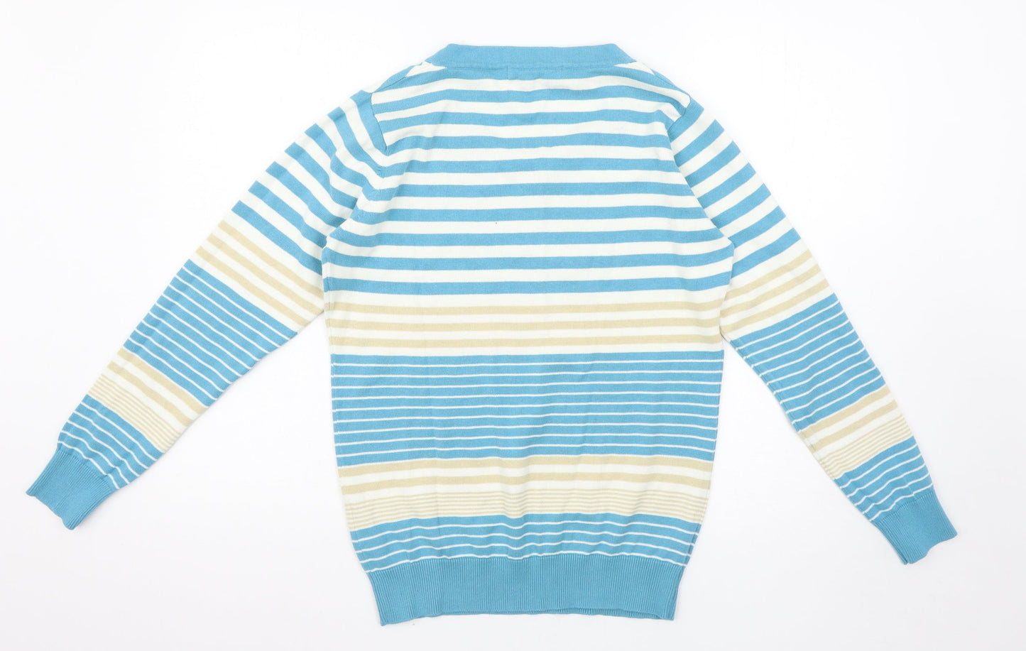 EWM Womens Multicoloured Striped  Pullover Jumper Size M