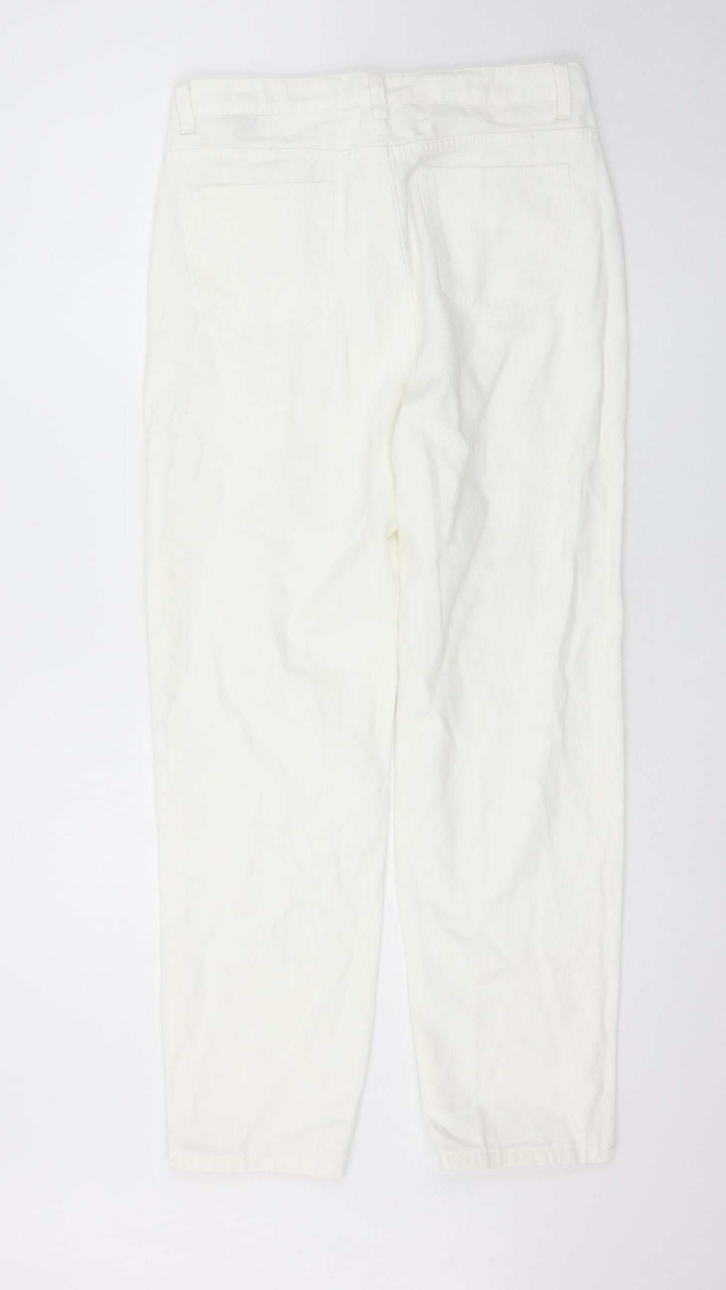 SheIn Womens White   Straight Jeans Size L L30 in
