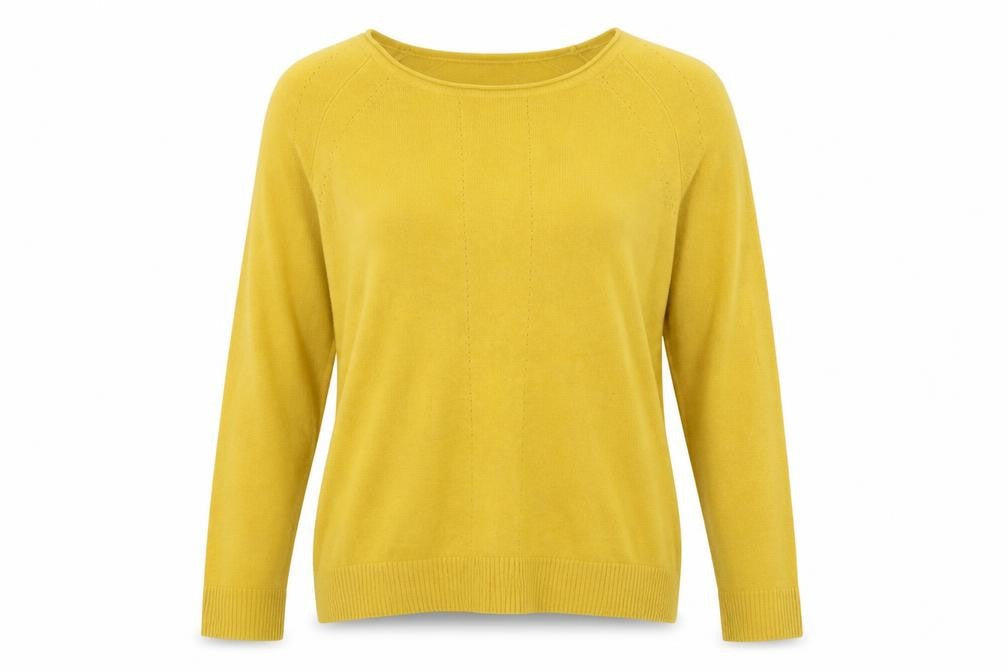 TU Womens Yellow   Pullover Jumper Size 12