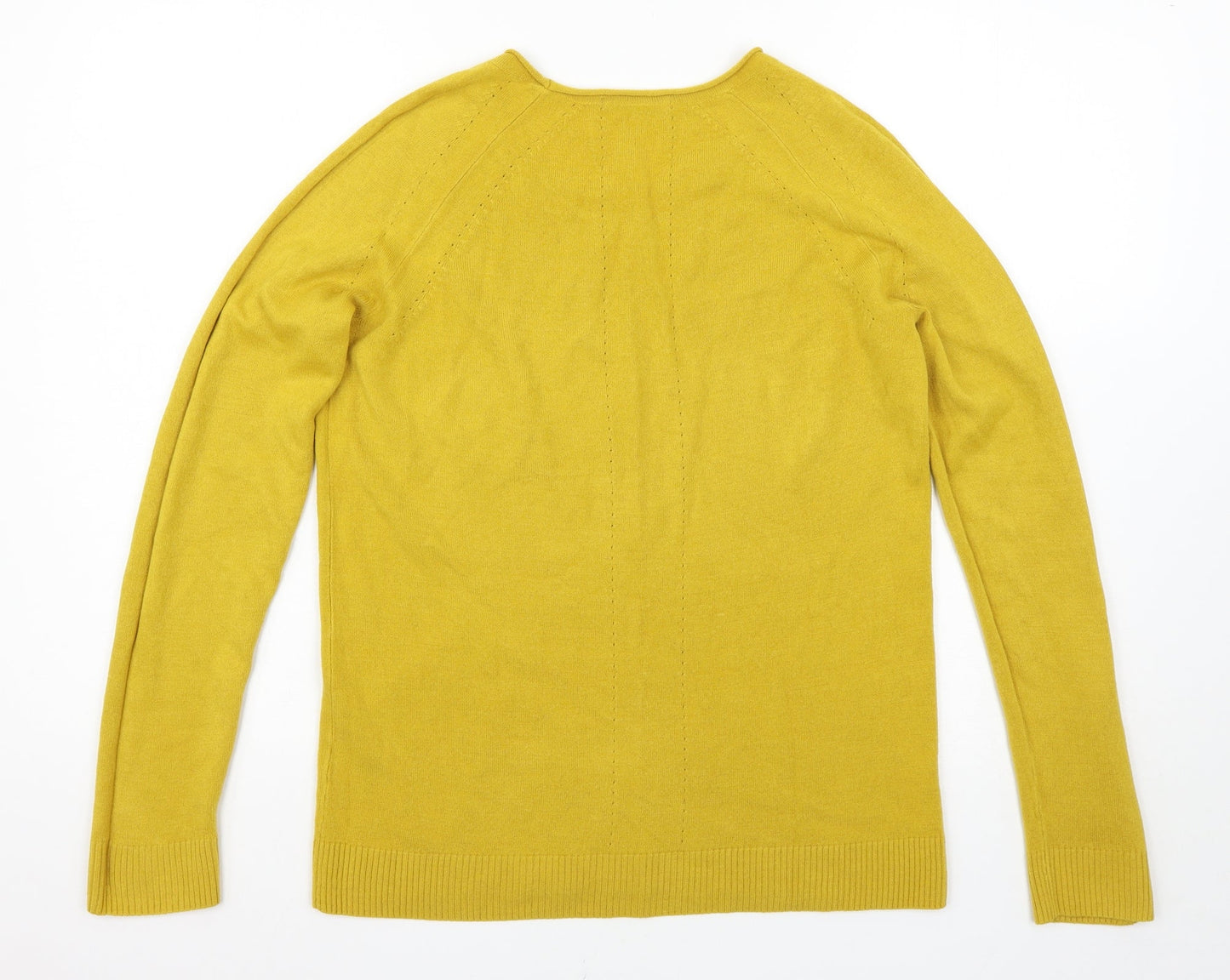 TU Womens Yellow   Pullover Jumper Size 12