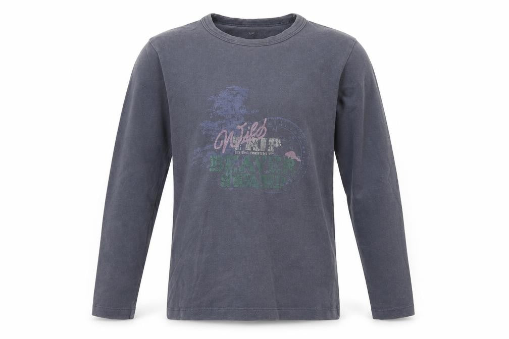 Preworn Girls Grey   Basic T-Shirt Size 10 Years