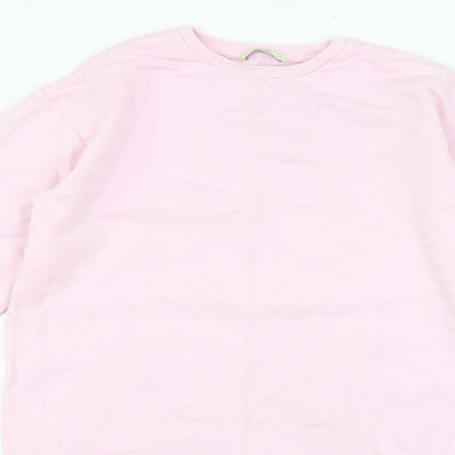 Preloved George Womens Pink   Pullover Sweatshirt Size M - Detail