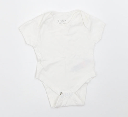 Primark Baby White   Babygrow One-Piece Size Newborn