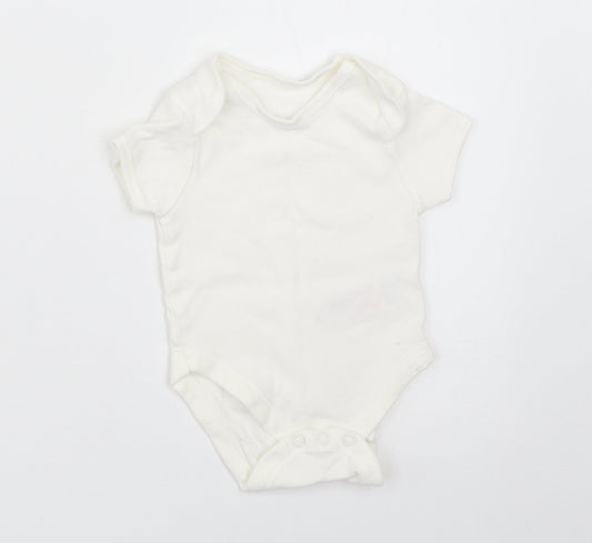 Primark Baby White   Babygrow One-Piece Size 0-3 Months