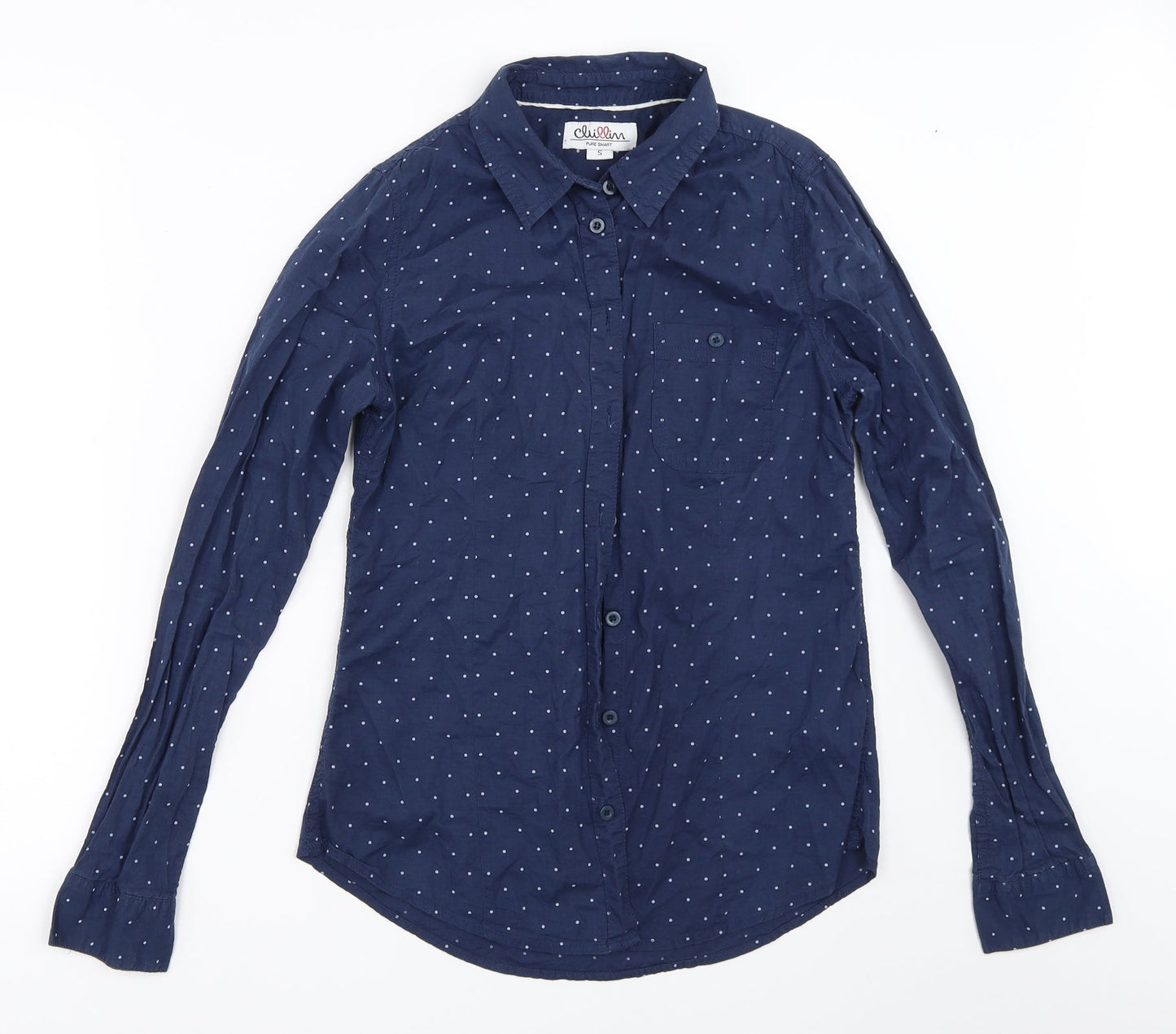 Preworn Womens Blue   Basic Button-Up Size S