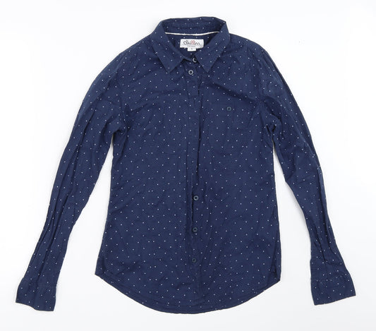 Preworn Womens Blue   Basic Button-Up Size S